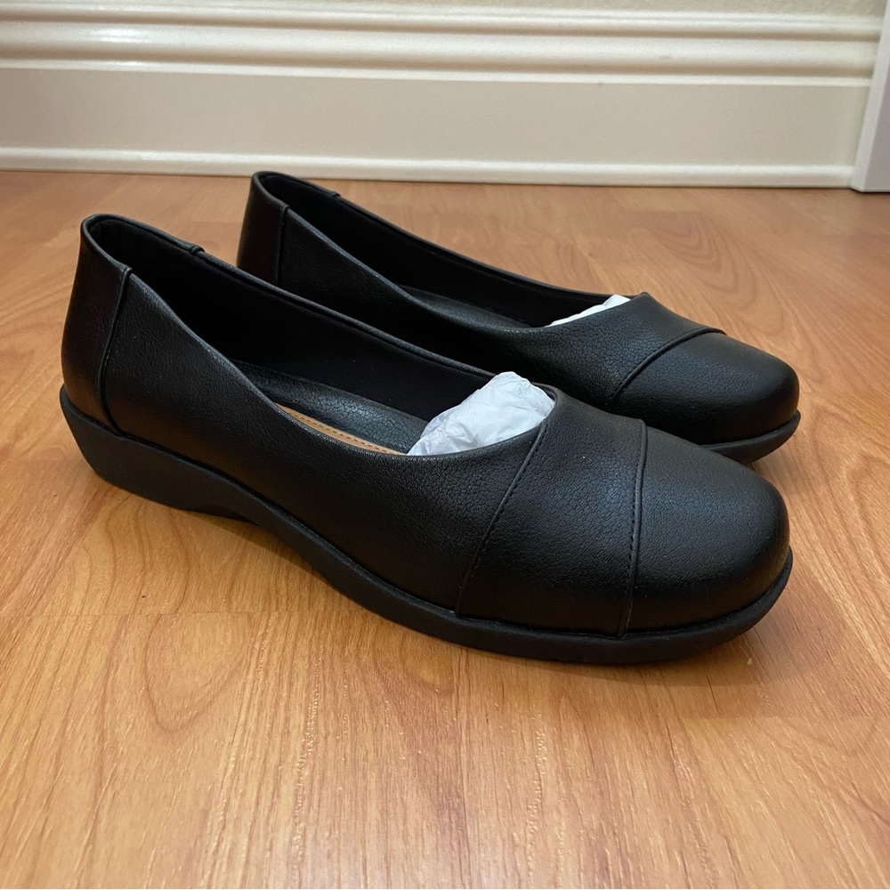 NWT Comfortview Black Slip On Shoes Women’s  10WW